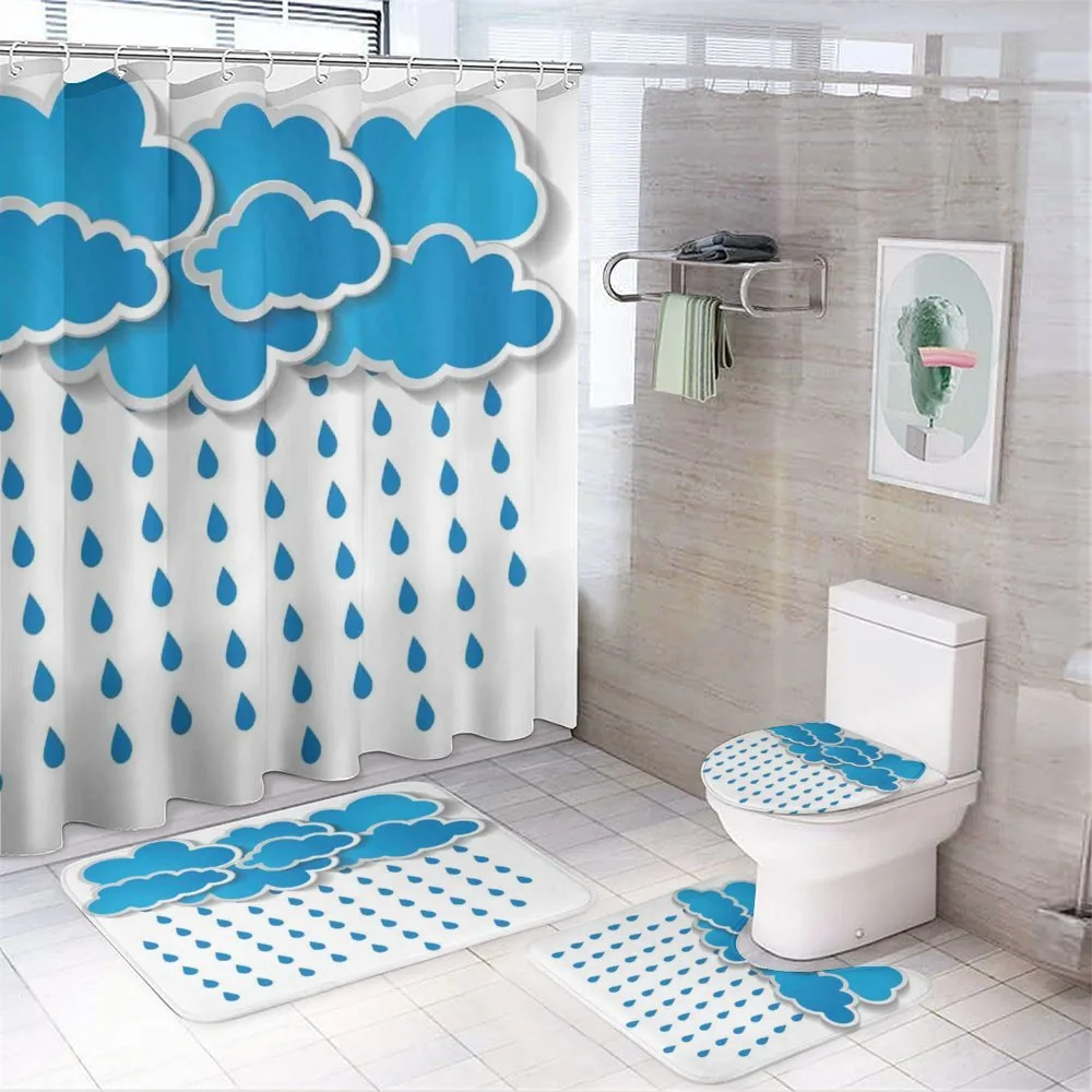 Puffy Clouds Rainy Day — Your design