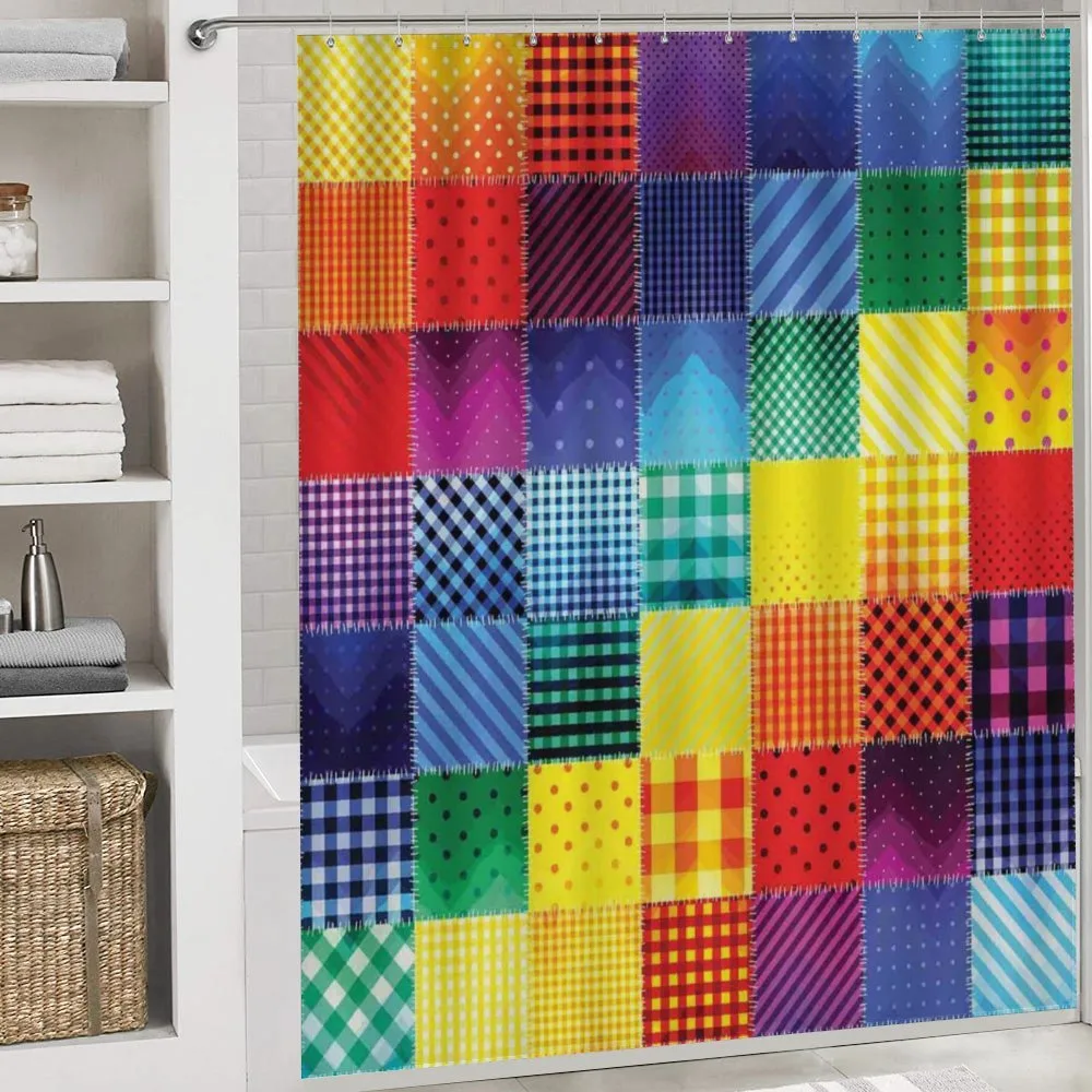 Rainbow Retro Patchwork — Detail 4