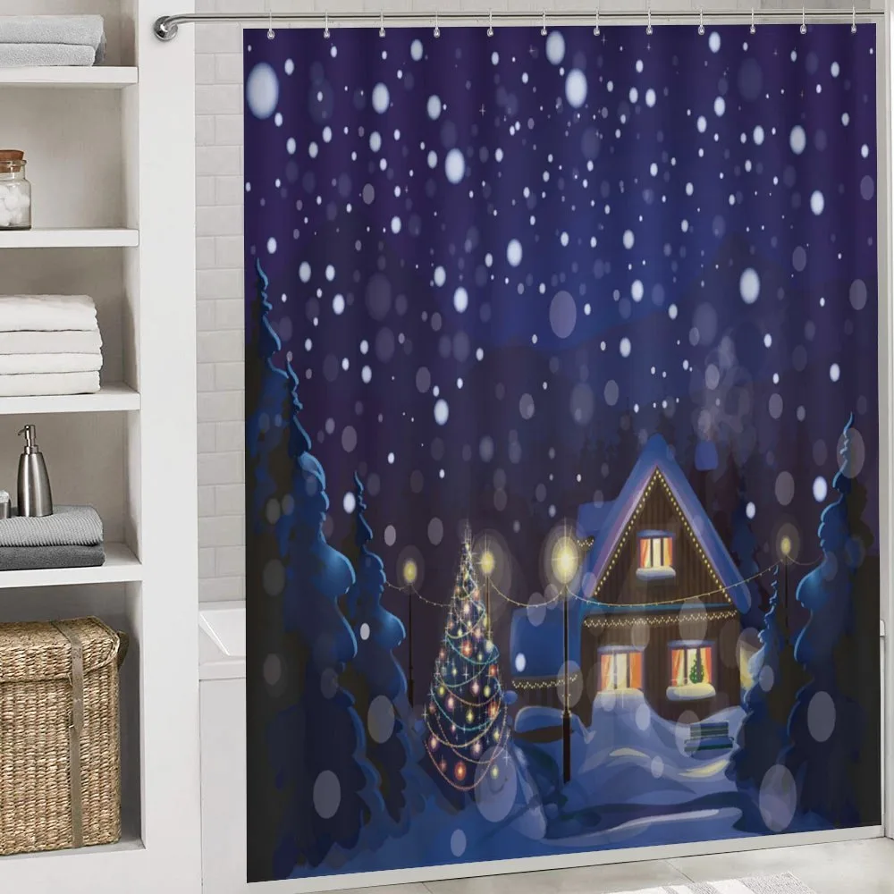 Winter Night House — Detail 4