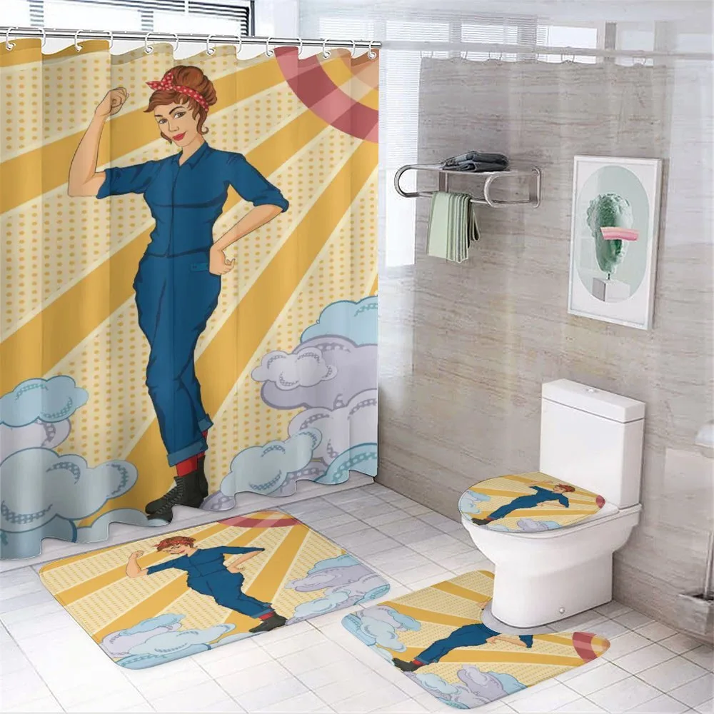 Woman Showing Fist — Your design