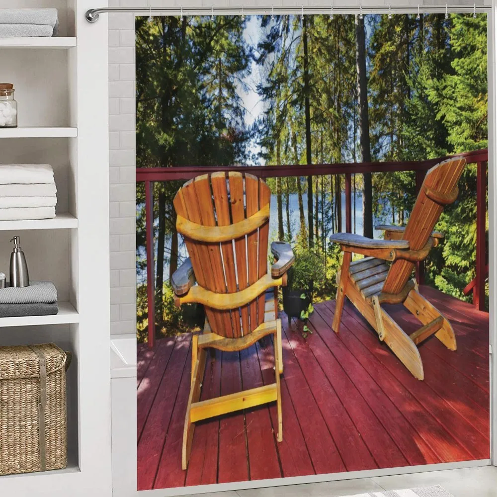 Adirondack Chairs on Porch — Detail 4