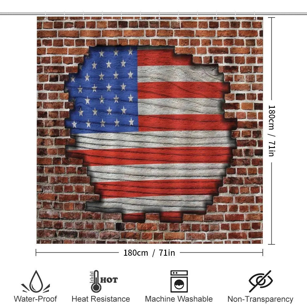 American National Flag — Detail 2