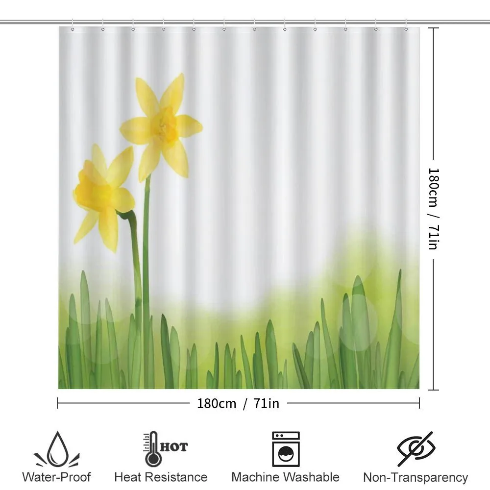 Daffodils with Grass — Detail 2