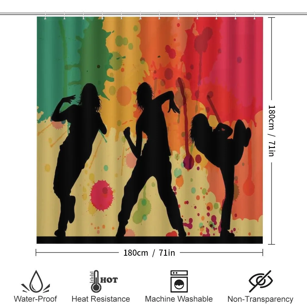 Girl Dancers Silhouette — Detail 2