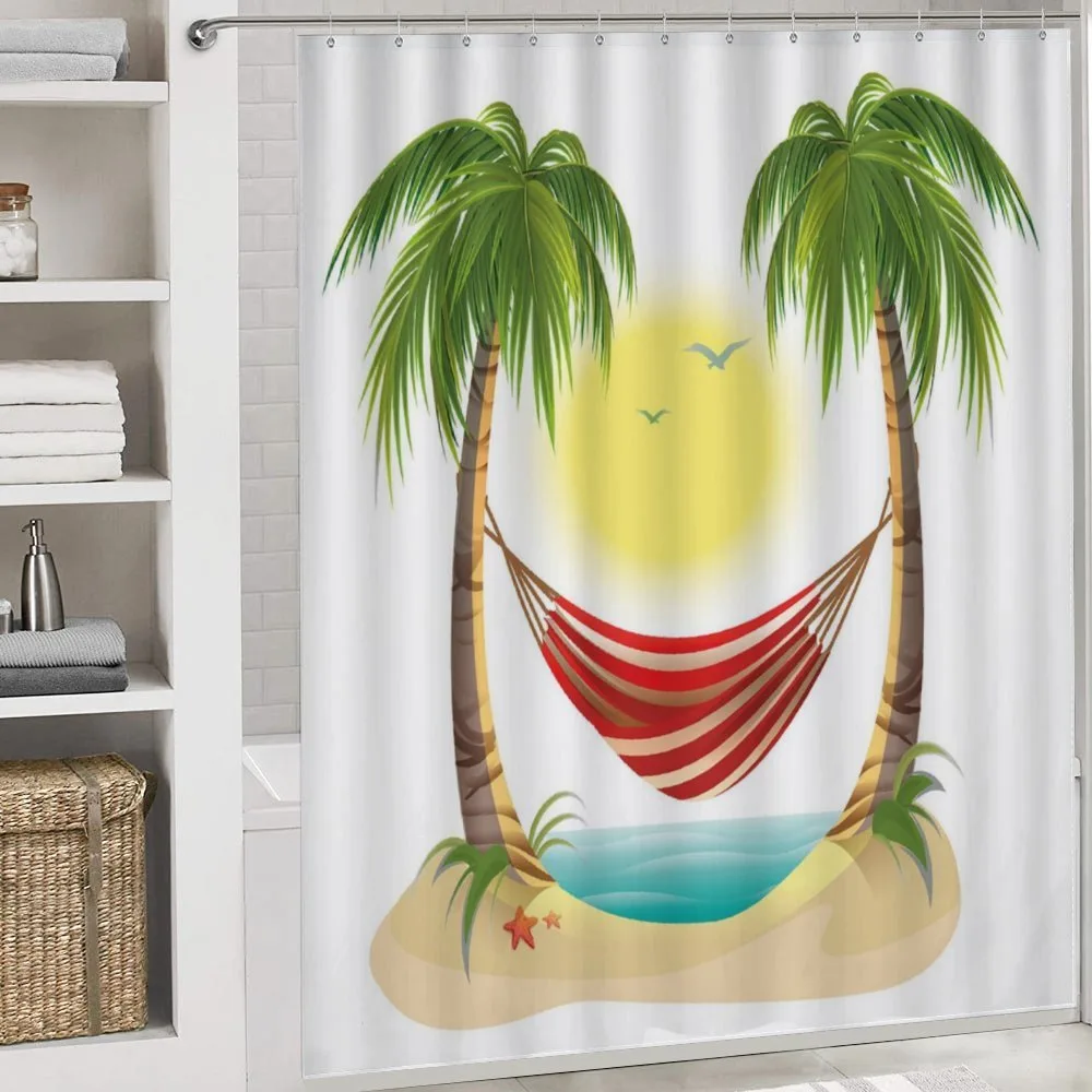 Hammock Between Palms — Detail 4