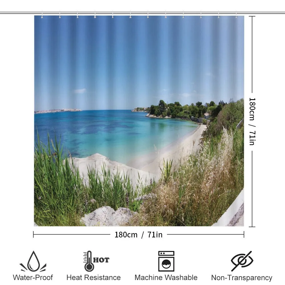 Panoramic Sandy Coastline — Detail 2