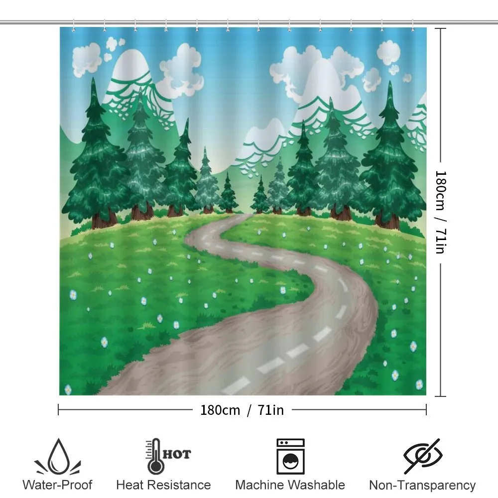Pathway Among Pine Trees — Detail 2