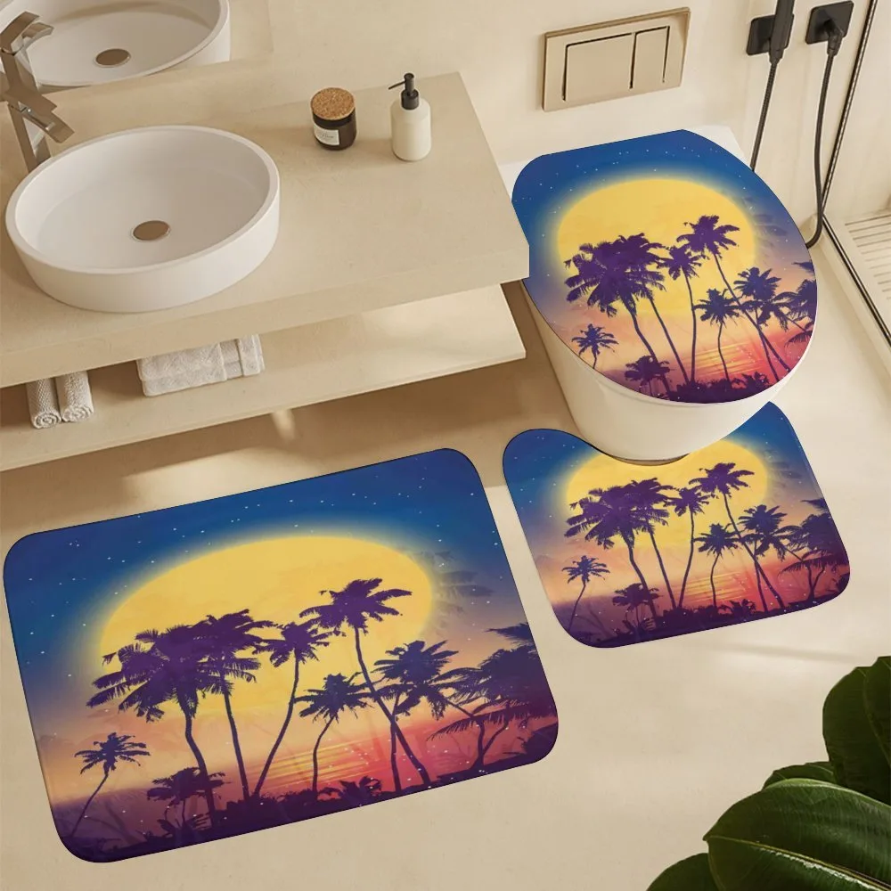 Retro Moon Rise Palms — Detail 5