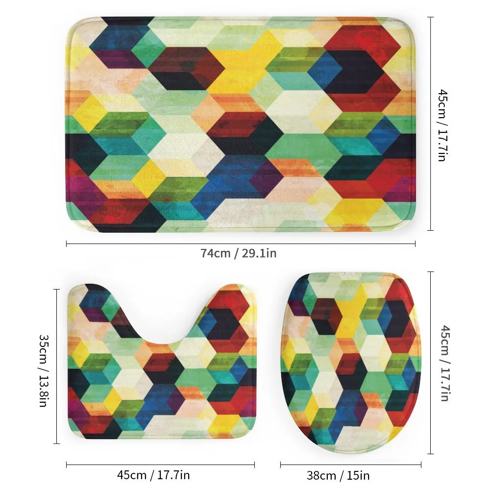 Rhombus Pattern Grunge — Detail 1