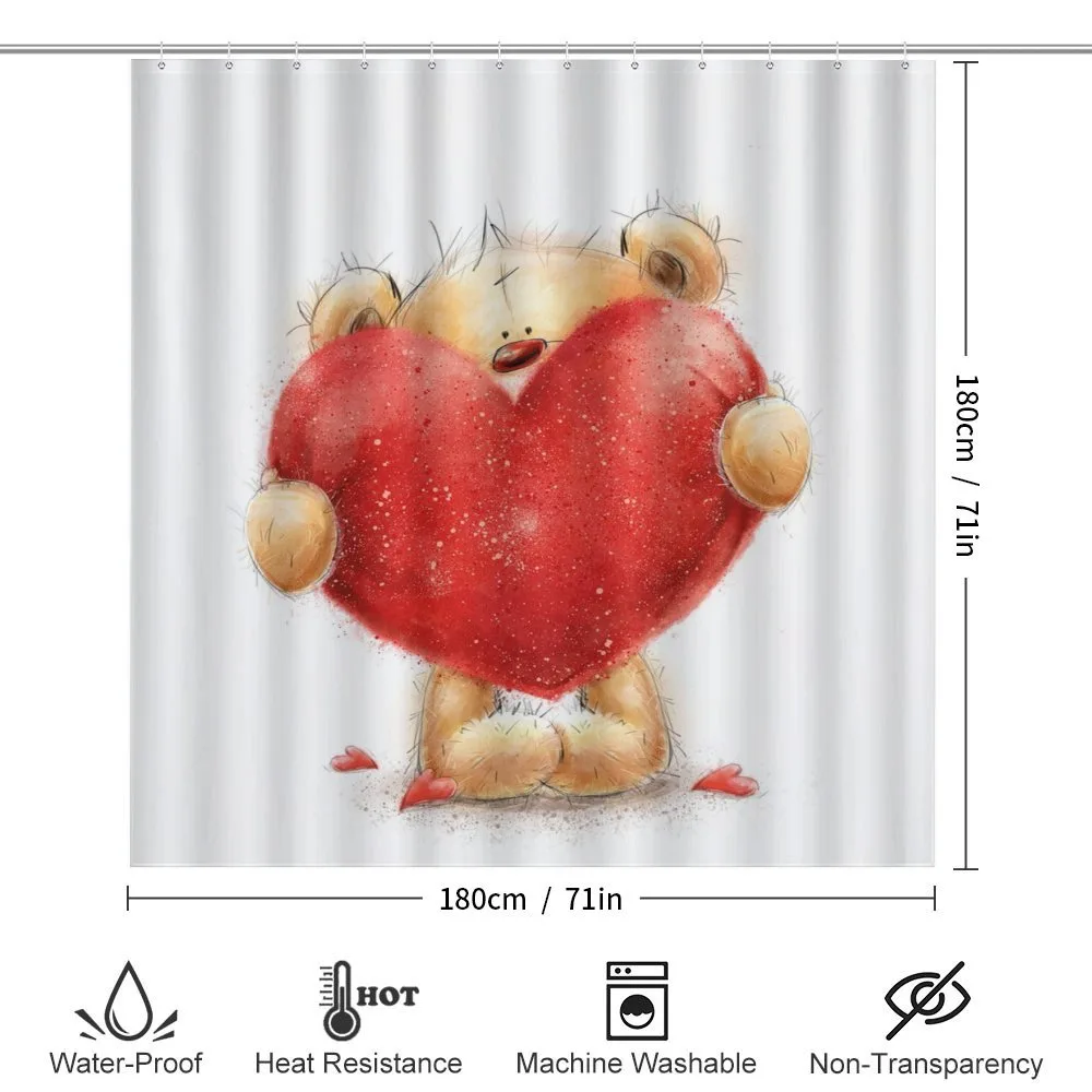 Romantic Mascot Red Heart — Detail 2