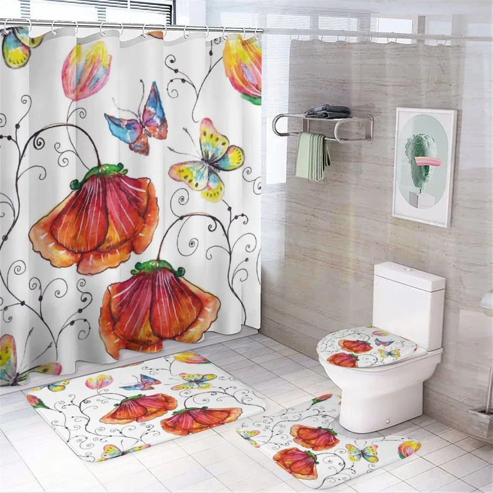 Swirled Flowers Flamingo — Your design