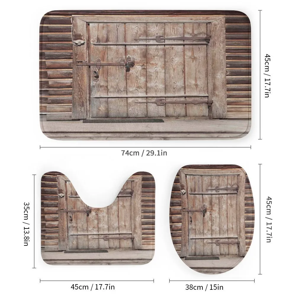 Timber Door Log House — Detail 1