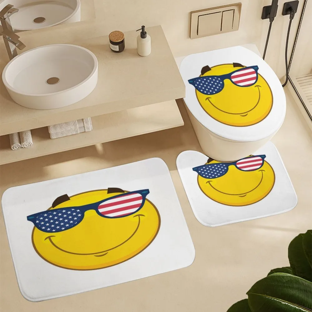 USA-Themed Emoji Sun Face — Detail 5