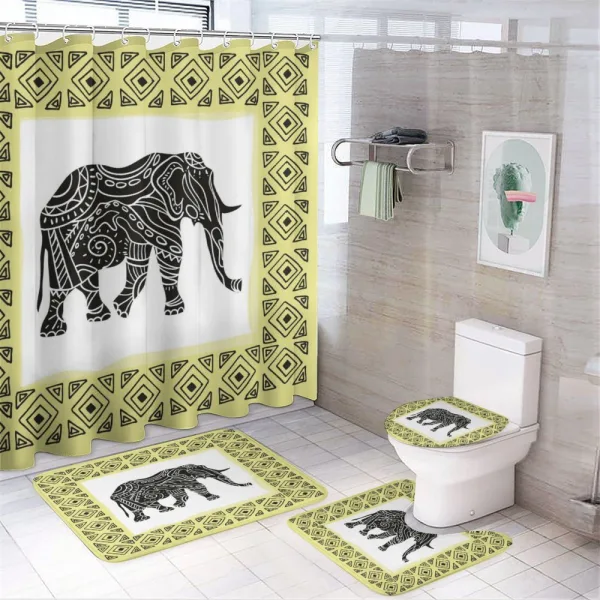Animal Graphic on a shower curtain