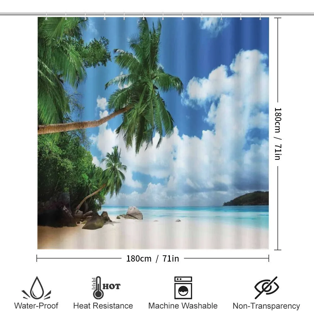 Beach on Mahe Island — Detail 2