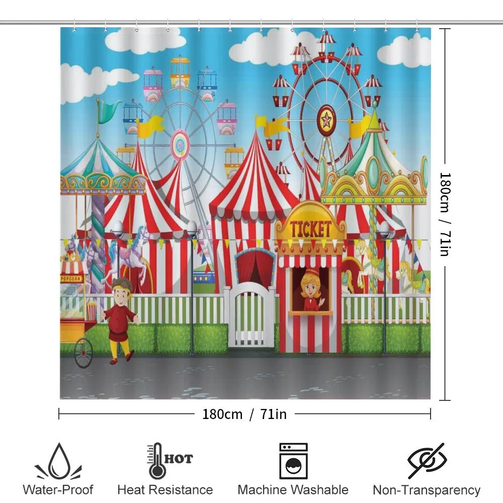Carnival Many Rides — Detail 2