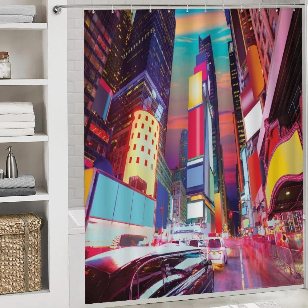 Colorful Night Times Square — Detail 4