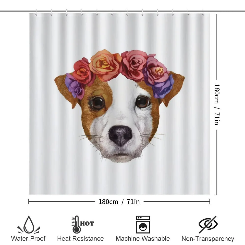 Dog Floral Portrait — Detail 2