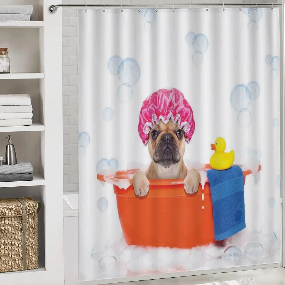 Dog Having a Bath Tub — Detail 4