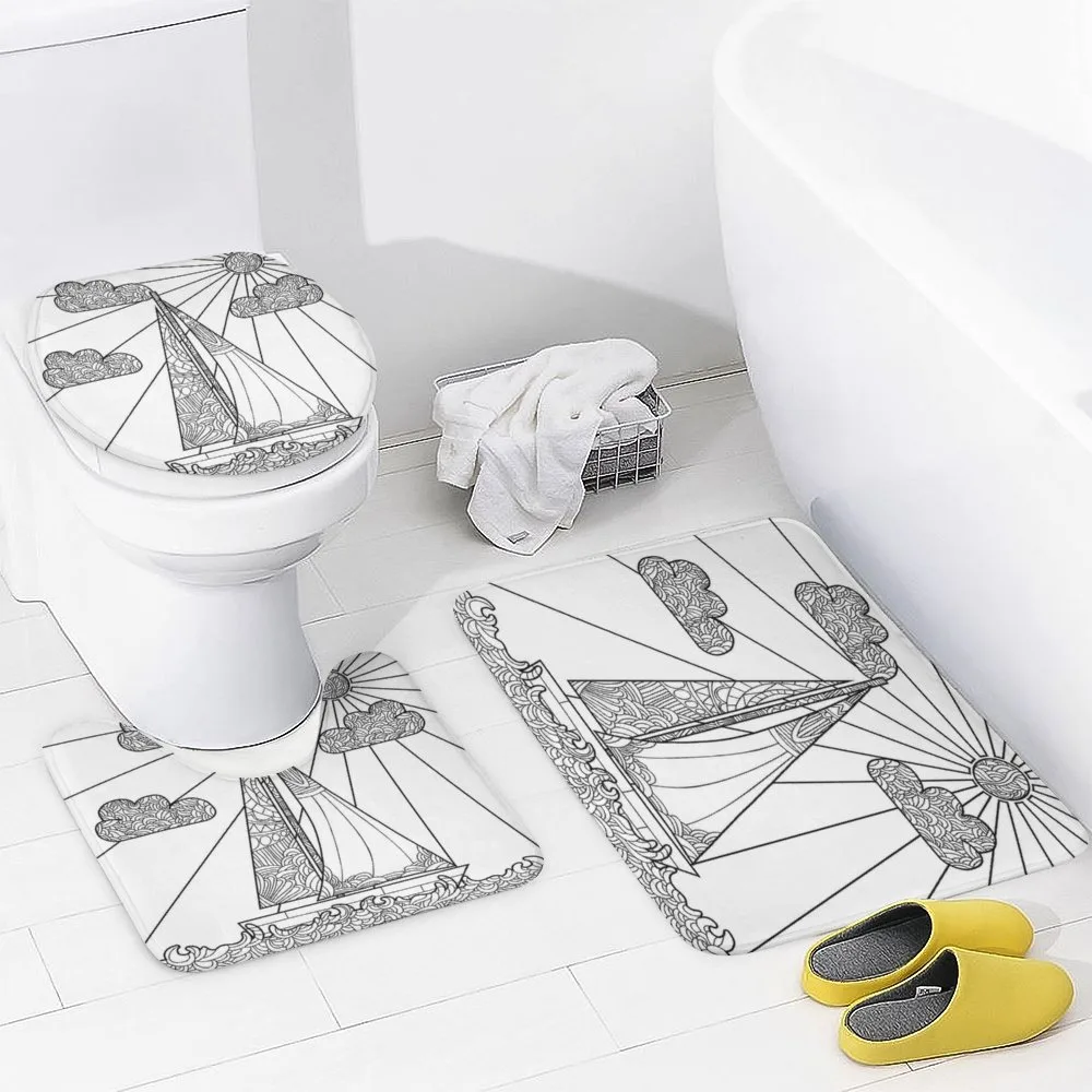 Doodle Boat on Waves — Detail 3