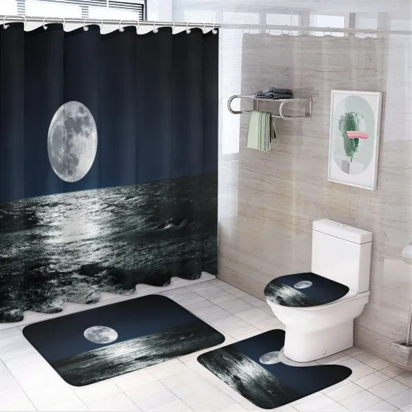 Ethereal Theme Drawing on a shower curtain
