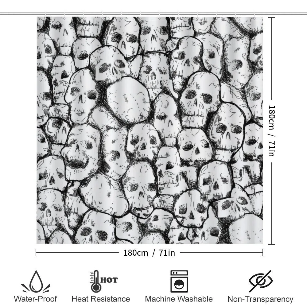 Grungy Skulls Halloween — Detail 2