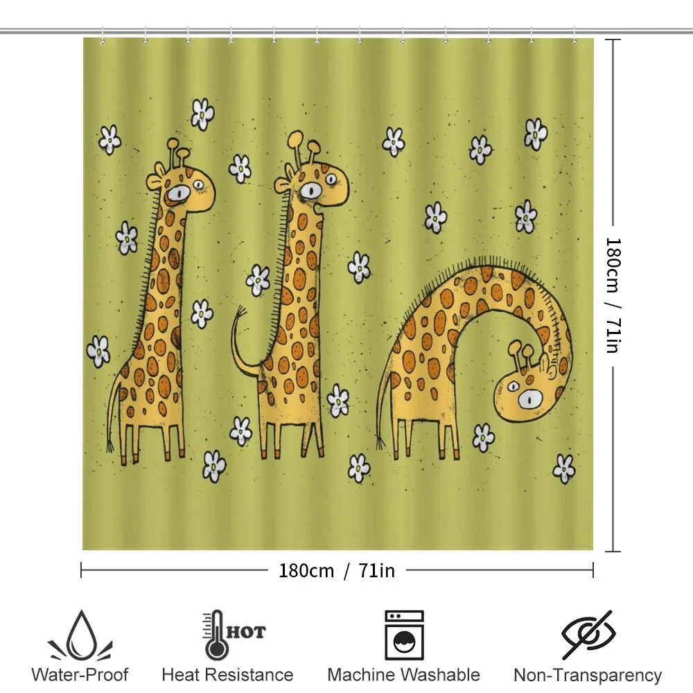 Illustration of Giraffes — Detail 2