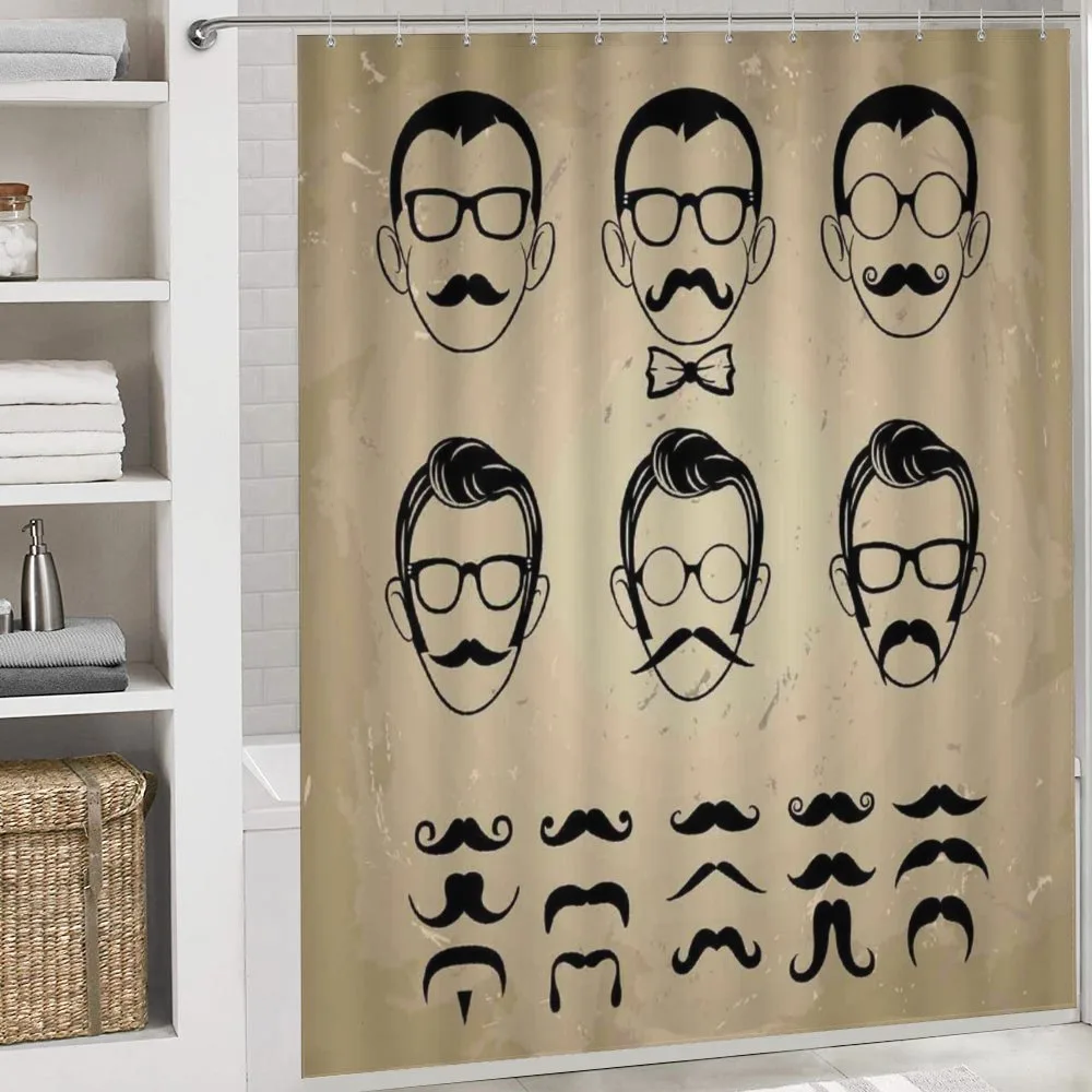 Male Face Moustache Hair — Detail 4