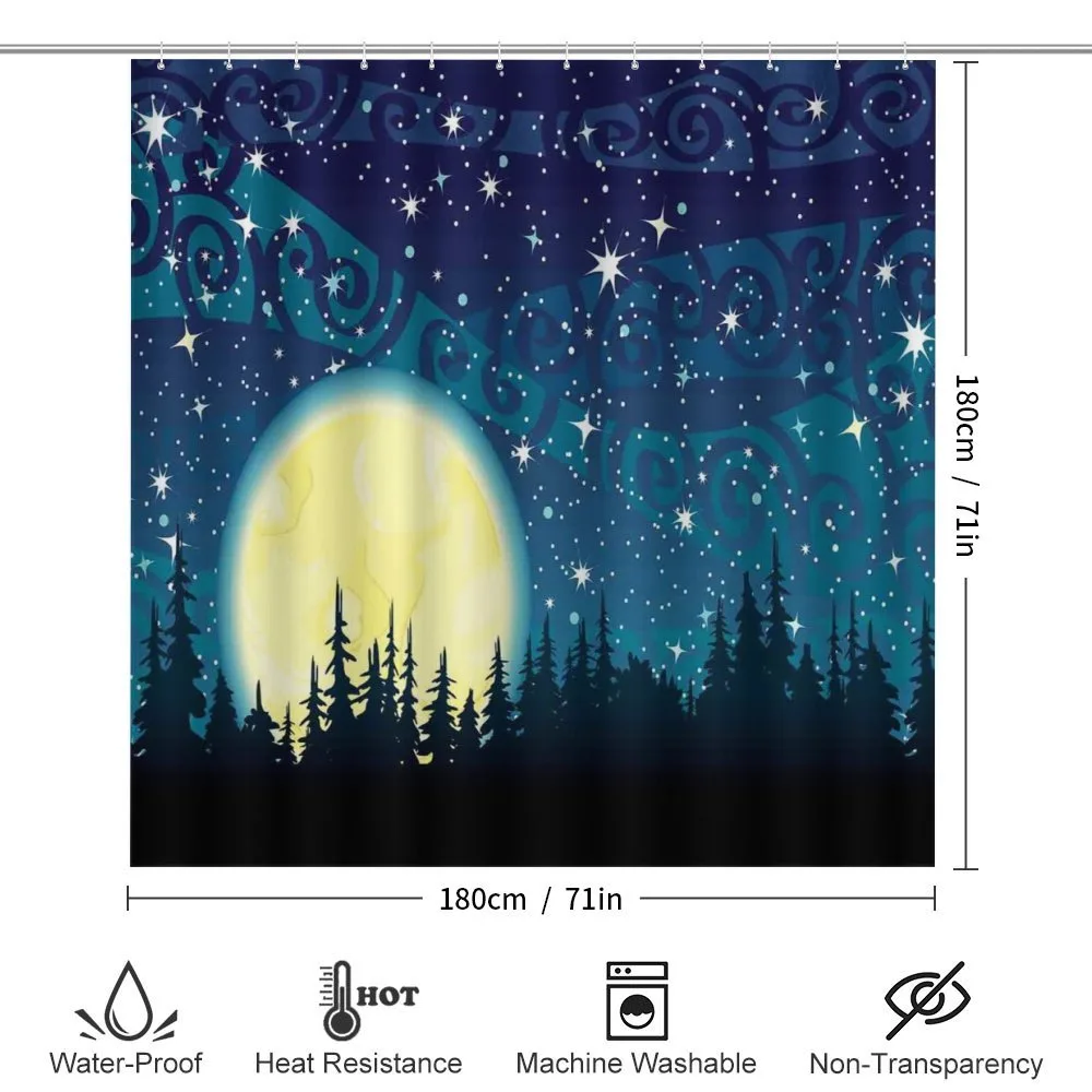 Moon over Forest — Detail 2