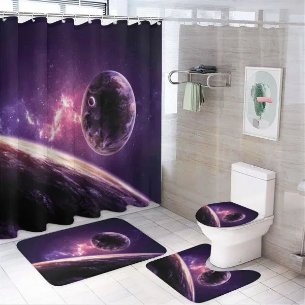 Nebula Celestal Cornet on a shower curtain