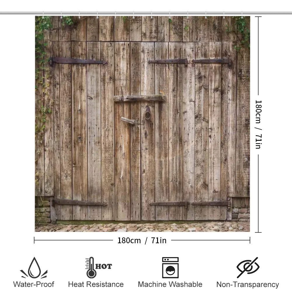 Old Oak Steel Door — Detail 2