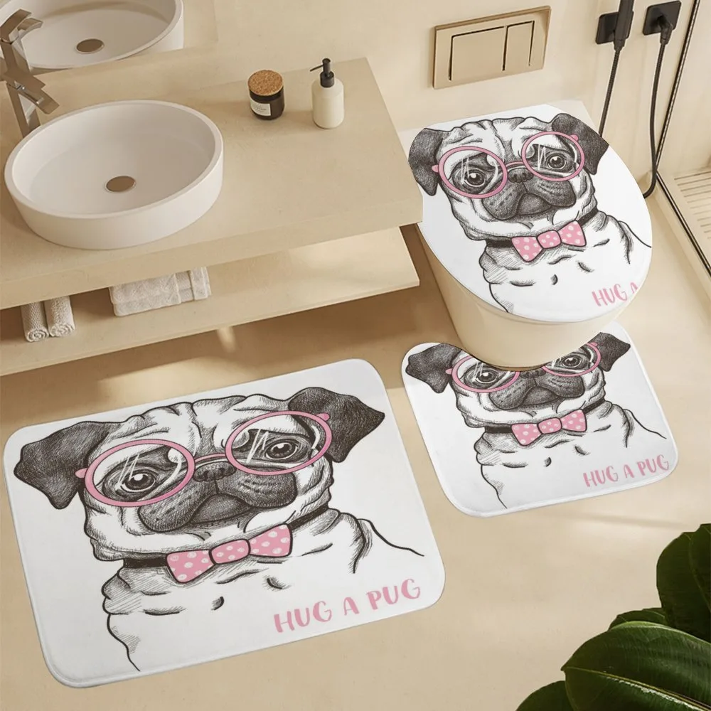 Pug with Bow Glasses — Detail 5
