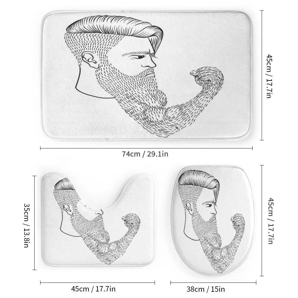 Serious Man Fist Beard — Detail 1