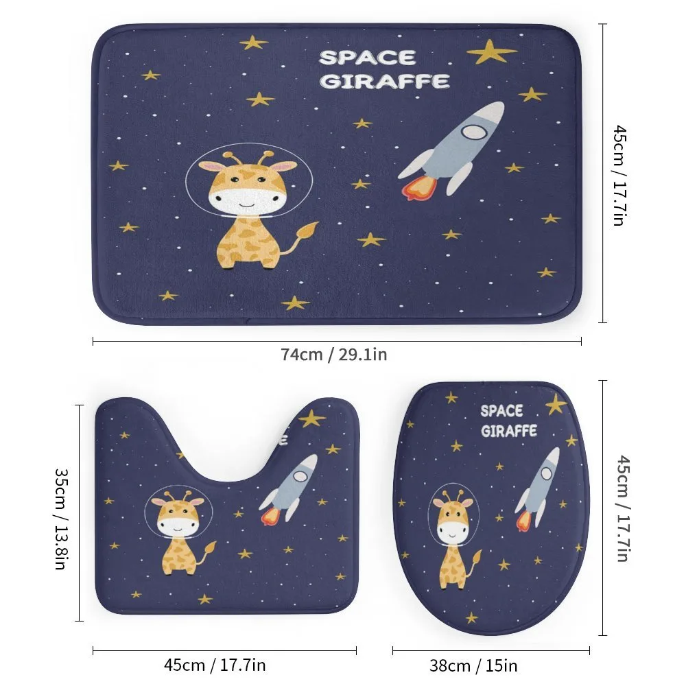 Space Giraffe and Rocket — Detail 1