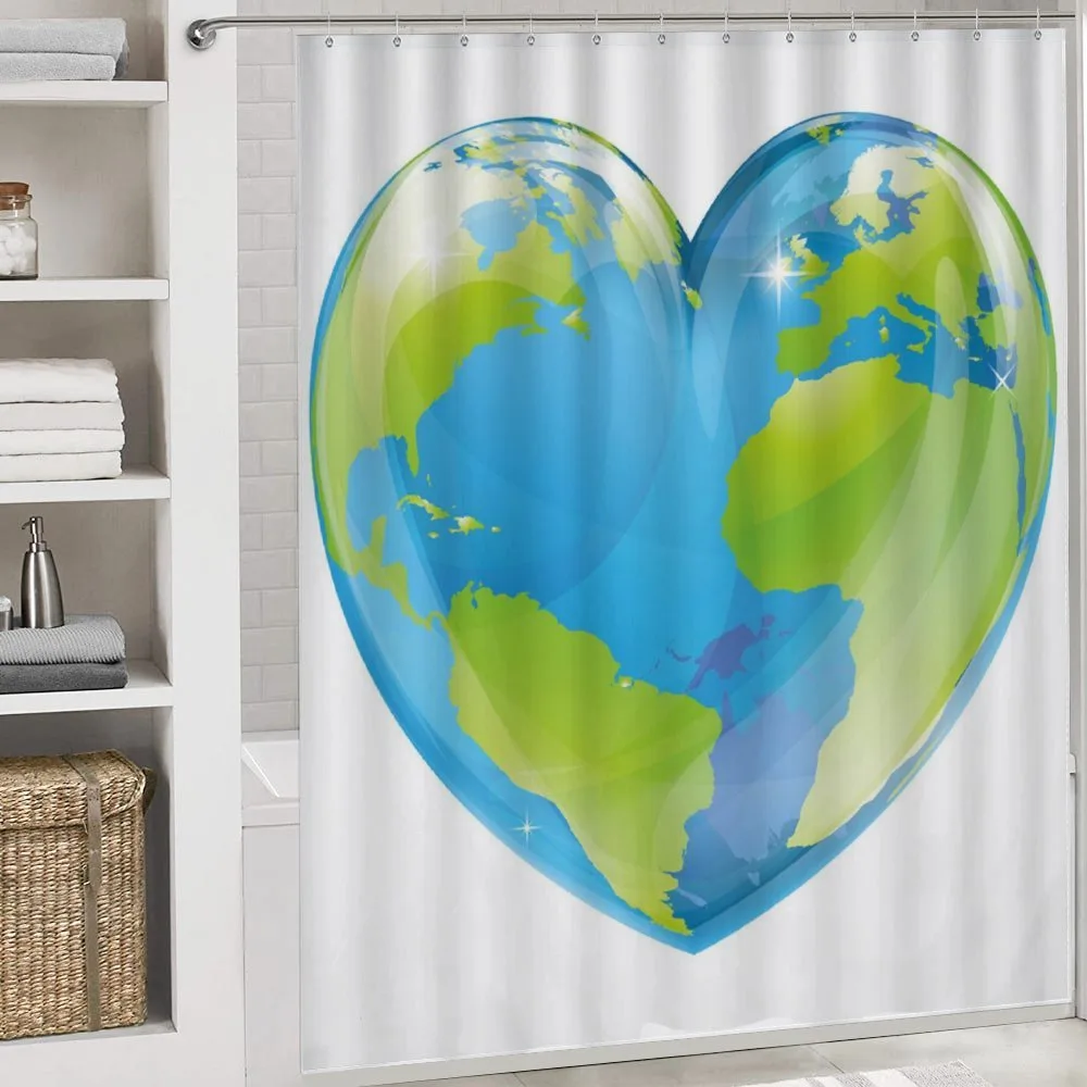 Vibrant Globe Heart Shape — Detail 4