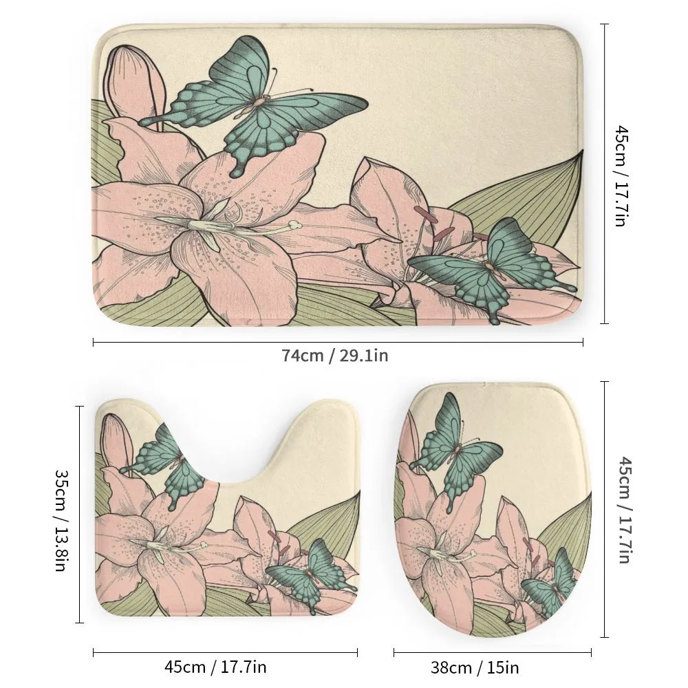 Butterflies and Lilies — Detail 1