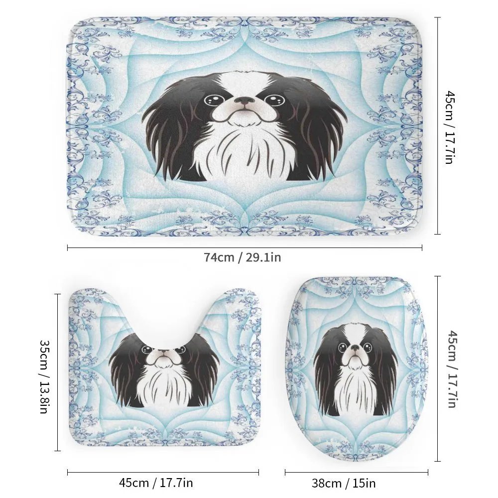 Cartoon Puppy Floral Ornate — Detail 1