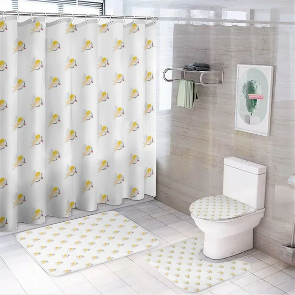 Cupid Amour Love Arrow on a shower curtain