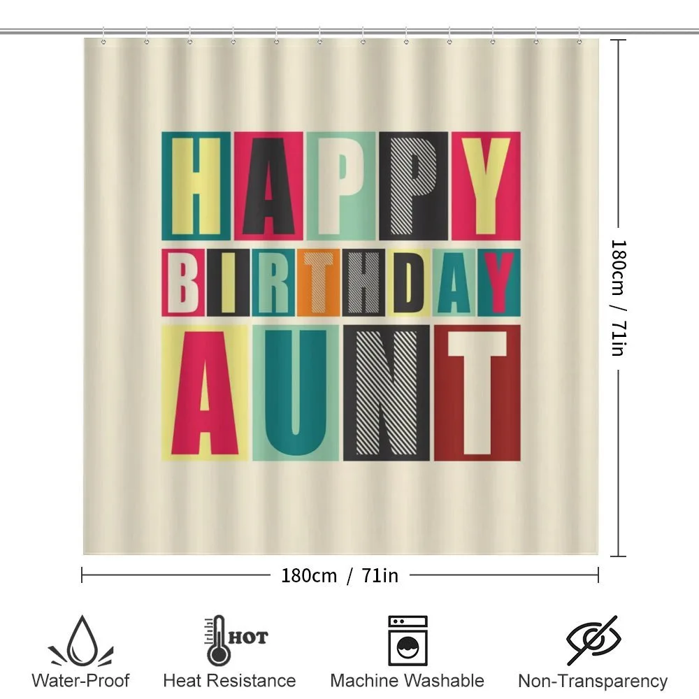 Funky Happy Birthday Lettering — Detail 2