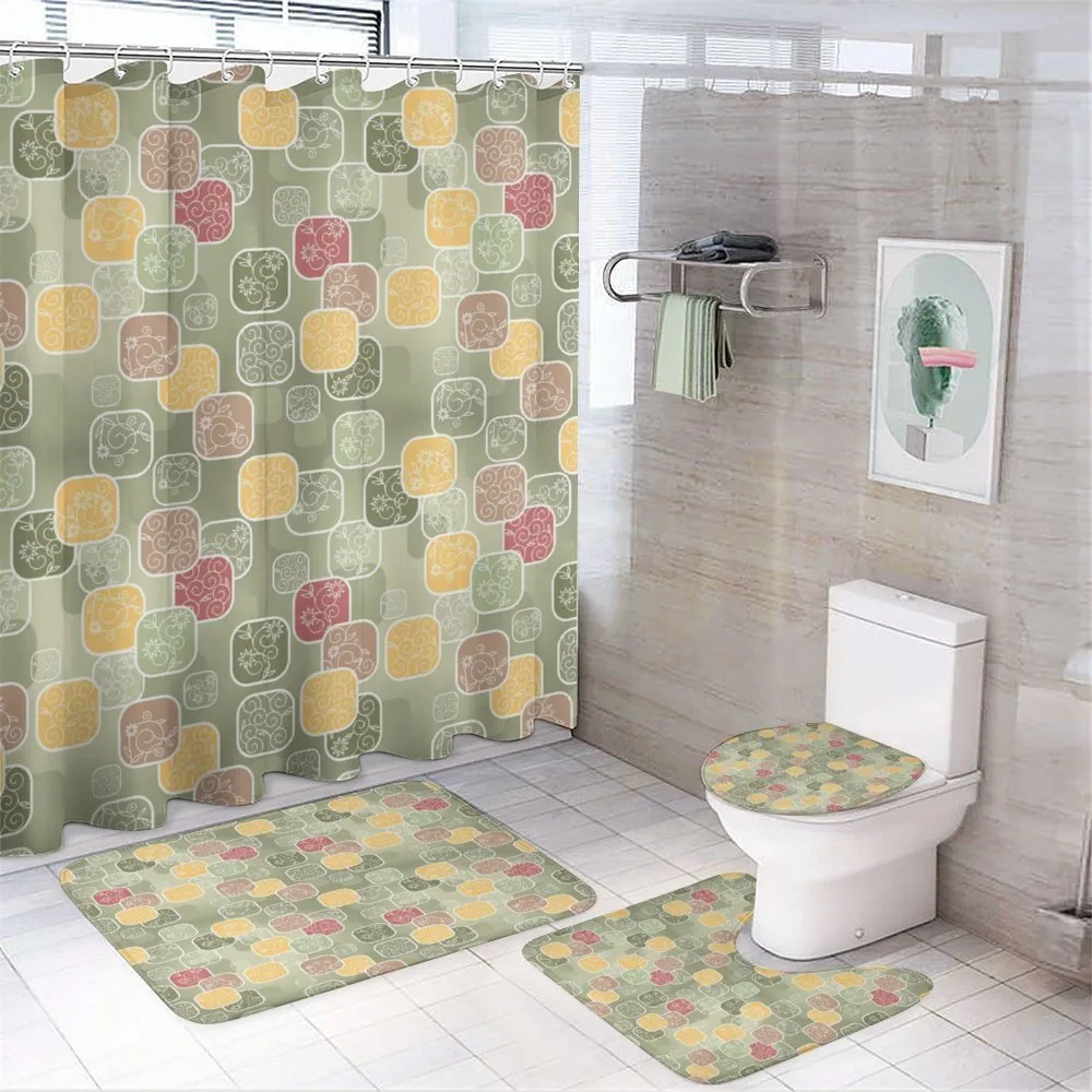 Geometric Squares Swirls — Your design