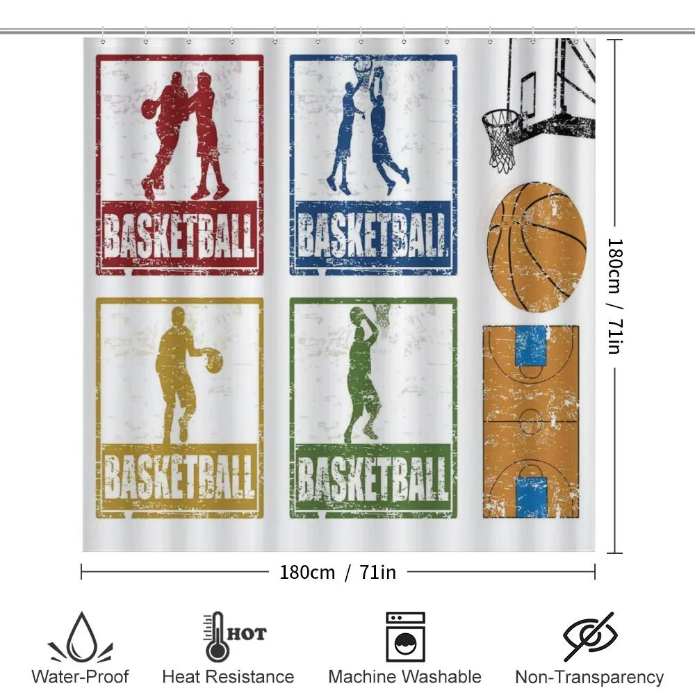 Grunge Basketball Sport — Detail 2