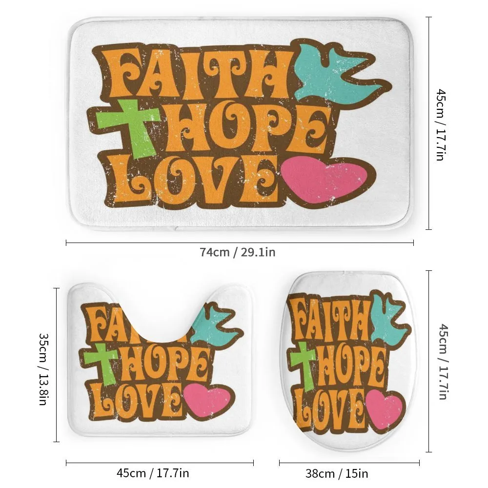 Grunge Faith Hope Words — Detail 1