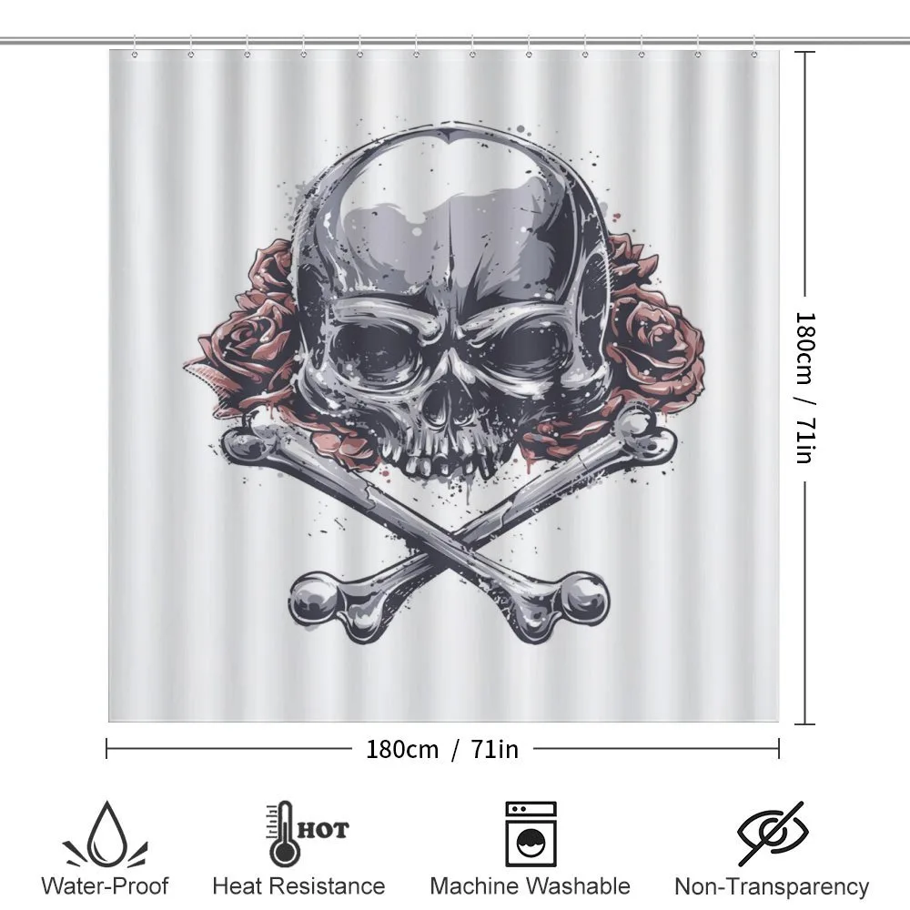 Grunge Human Skull Angry — Detail 2