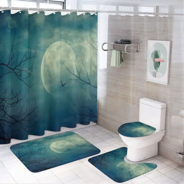 Haunted Forest on a shower curtain