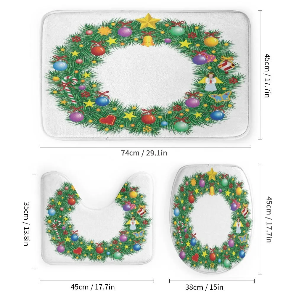 Letter O Xmas Wreath — Detail 1