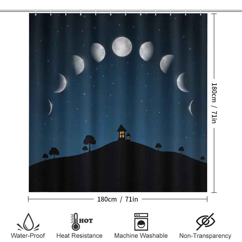 Lunar Phases and Stars Hill — Detail 2