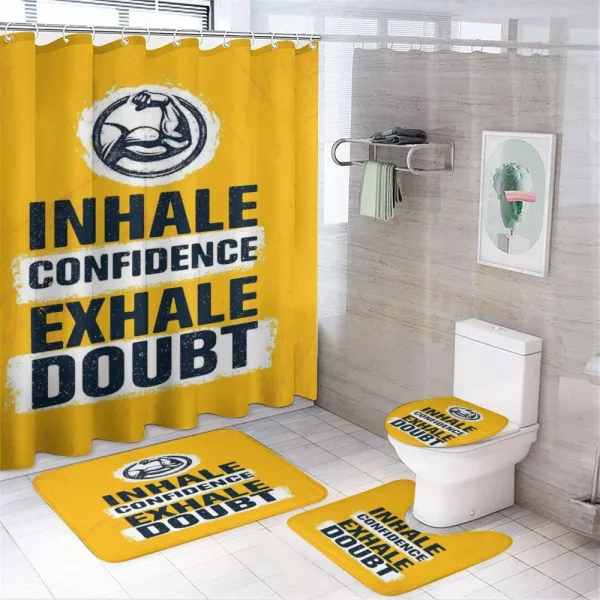 Muscular Arm Sports on a shower curtain
