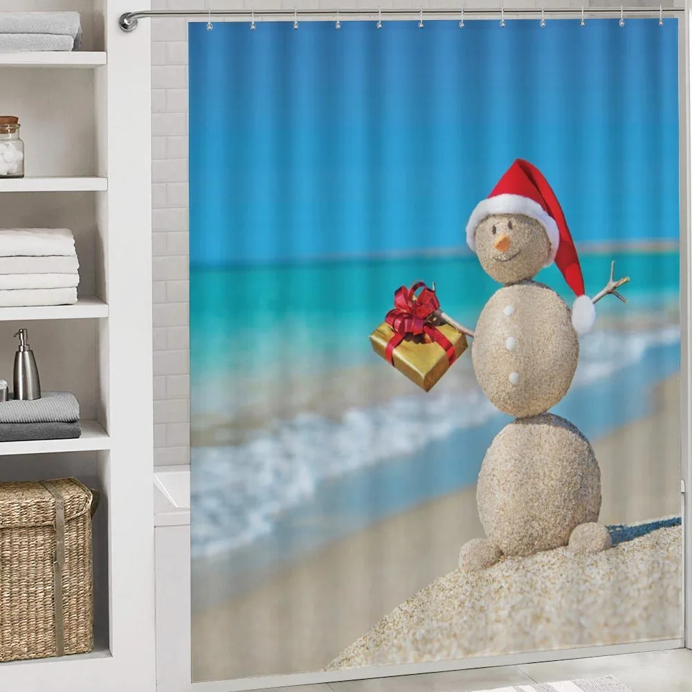 Sand Snowman Santa Hat — Detail 4