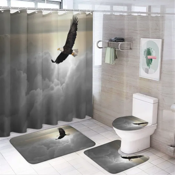 Sublime Creature Clouds on a shower curtain