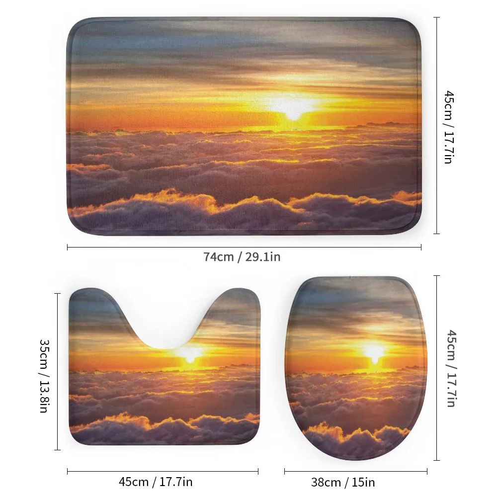 Sunset Scene on Clouds — Detail 1